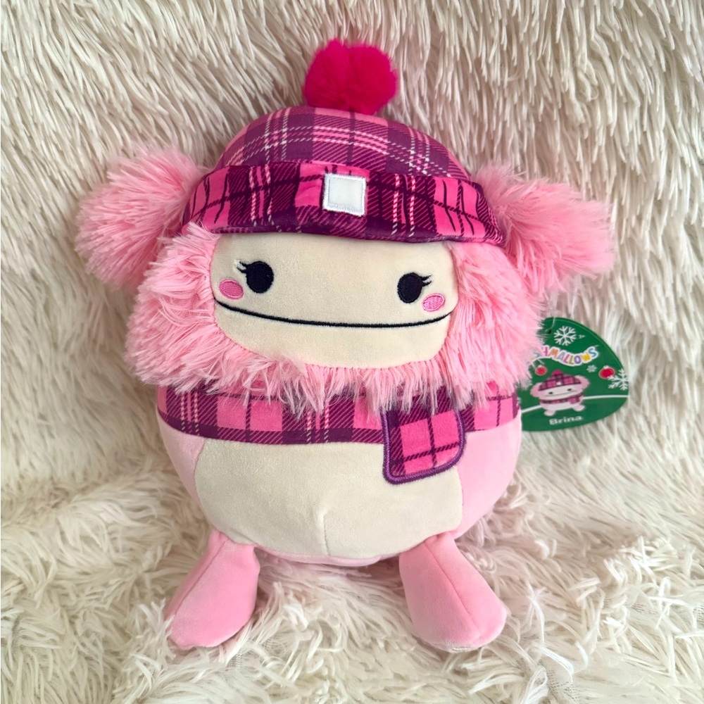 Squishmallows Pink Plush Toy Brina